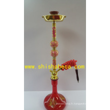 Top Qualité En Gros En Alliage de Zinc Nargile Fumer Pipe Shisha Narguilé